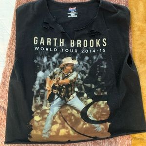 Garth Brooks tour shirt with alterations!